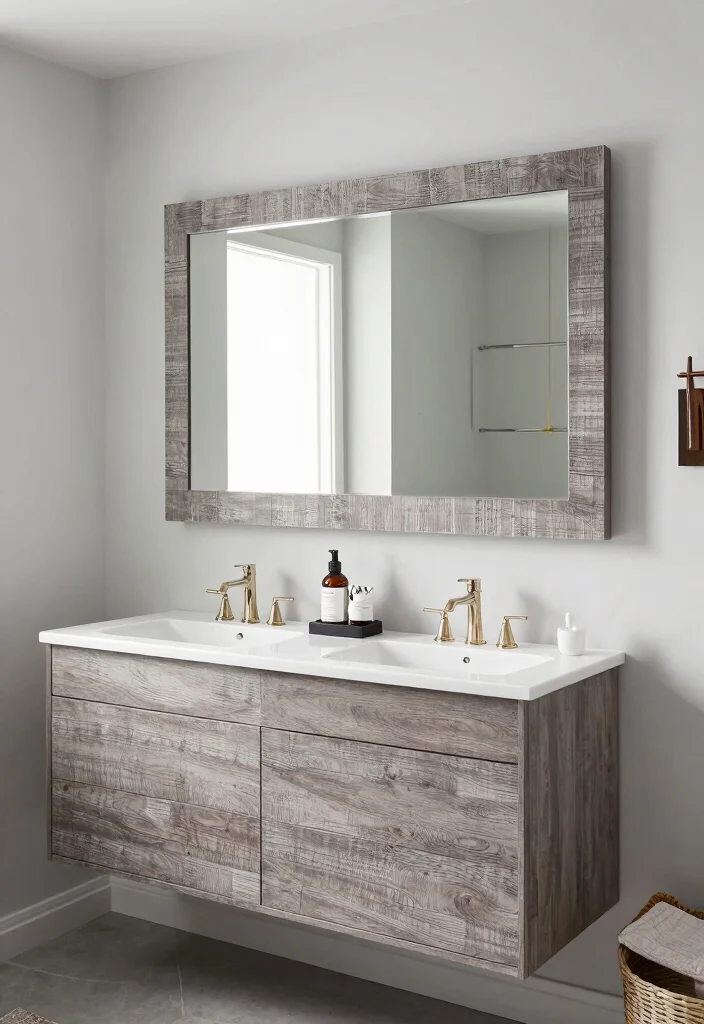 17 Double Vanity Mirrors Ideas With Luxe Bathroom Style - 16. Custom Mirrors 1