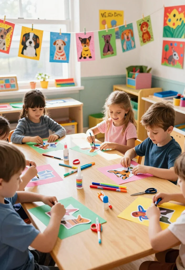 17 Preschool Pets Unit Ideas for Fun Classroom Learning - 2. Crafting Pet Care Collages 1