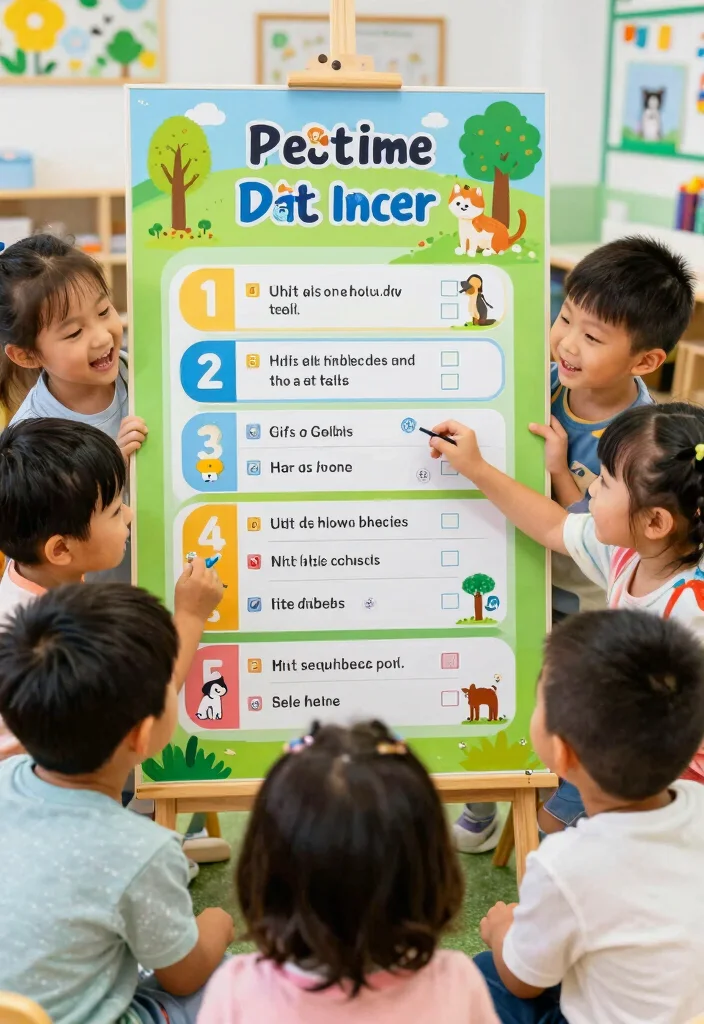17 Preschool Pets Unit Ideas for Fun Classroom Learning - 6. Creating a Pet Care Chart 1