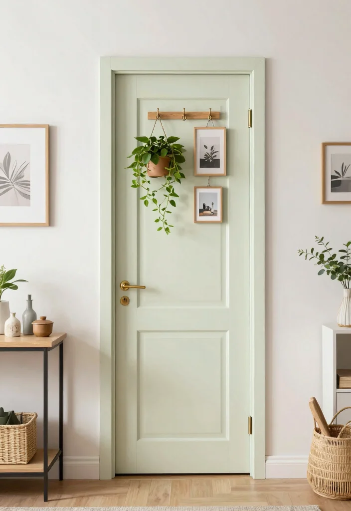 18 Cheap Wall Decor Ideas That Look Expensive - 8. Upcycled Door Art 1