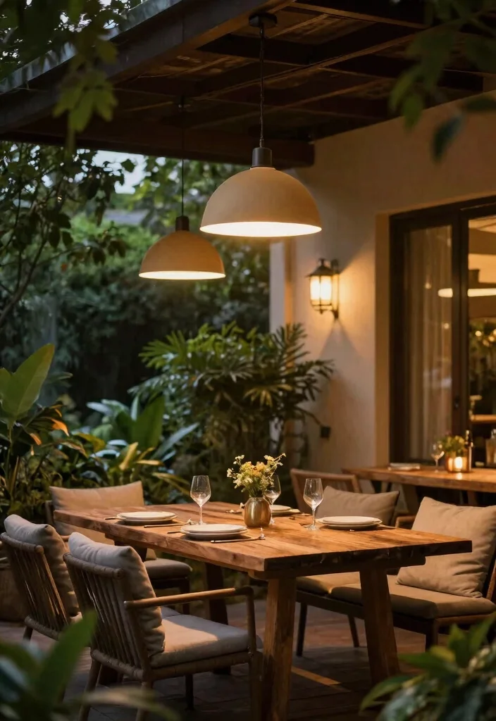 18 Dome Pendant Light Ideas With Modern Elegance - 14. Dome Pendant Lights for Outdoor Spaces 1