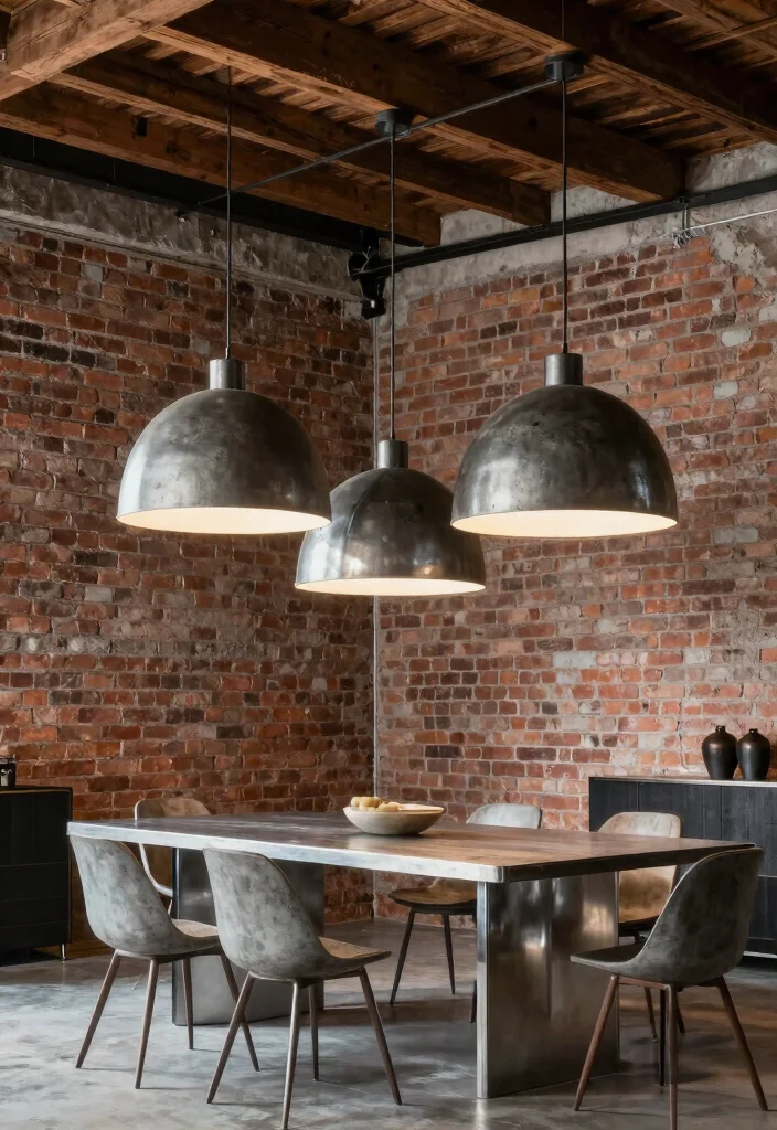 18 Dome Pendant Light Ideas With Modern Elegance - 4. Industrial Style Dome Lights 1