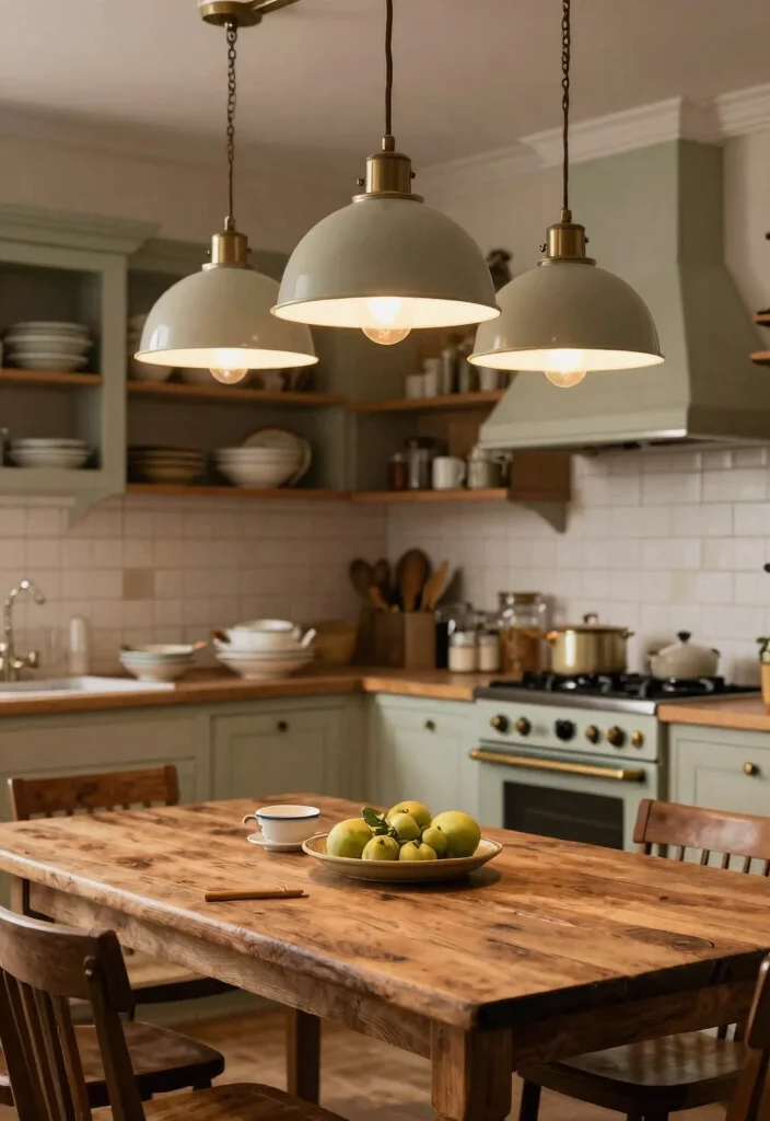 18 Dome Pendant Light Ideas With Modern Elegance - 8. Vintage Inspired Dome Lights 1