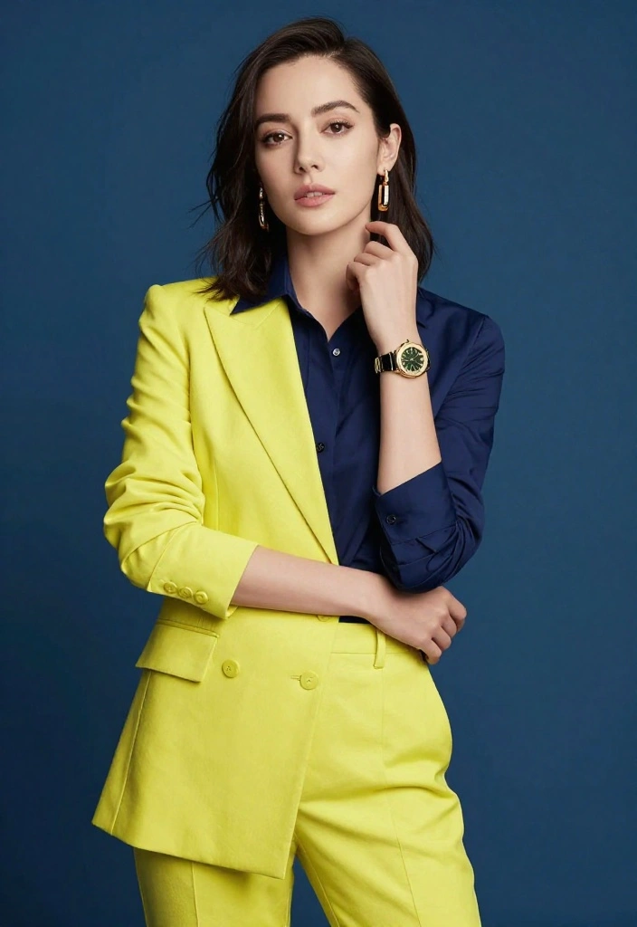 18 Jessica Alba Red Carpet Looks Ideas With Glam Style - 11. Sophisticated Color Blocking 1