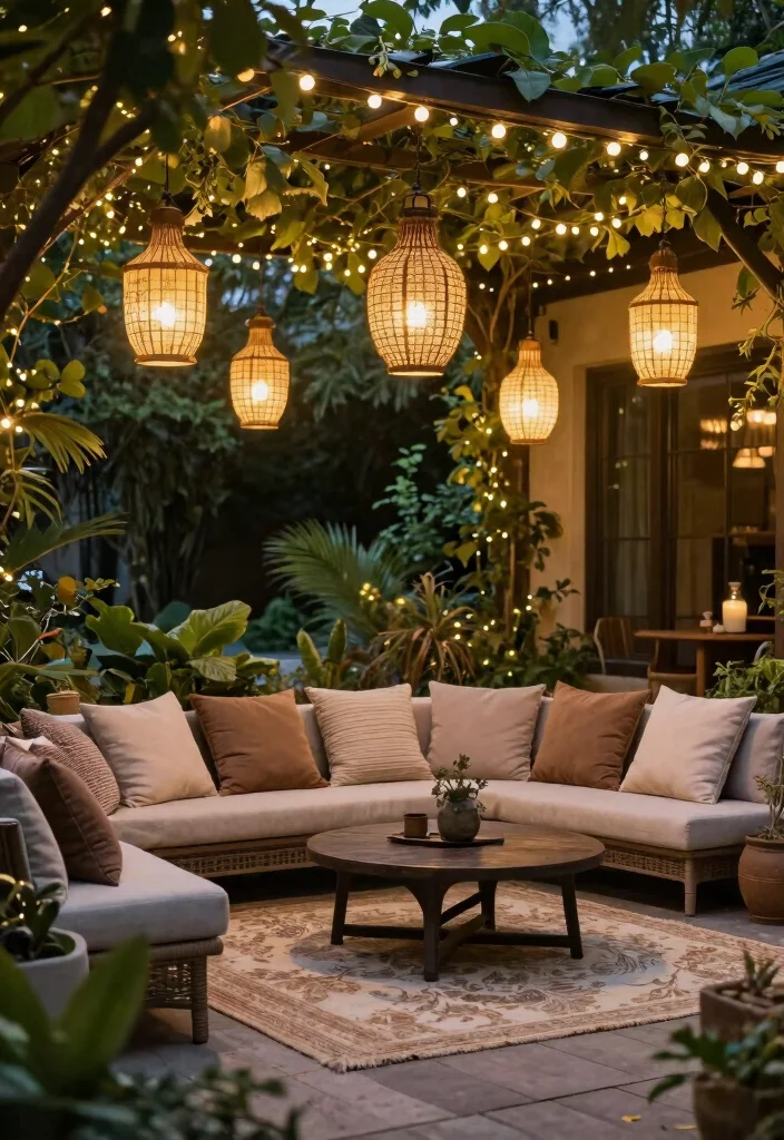18 Moroccan Pendant Light Ideas With Exotic Glow - 10. Lantern Style for Outdoor Spaces 1
