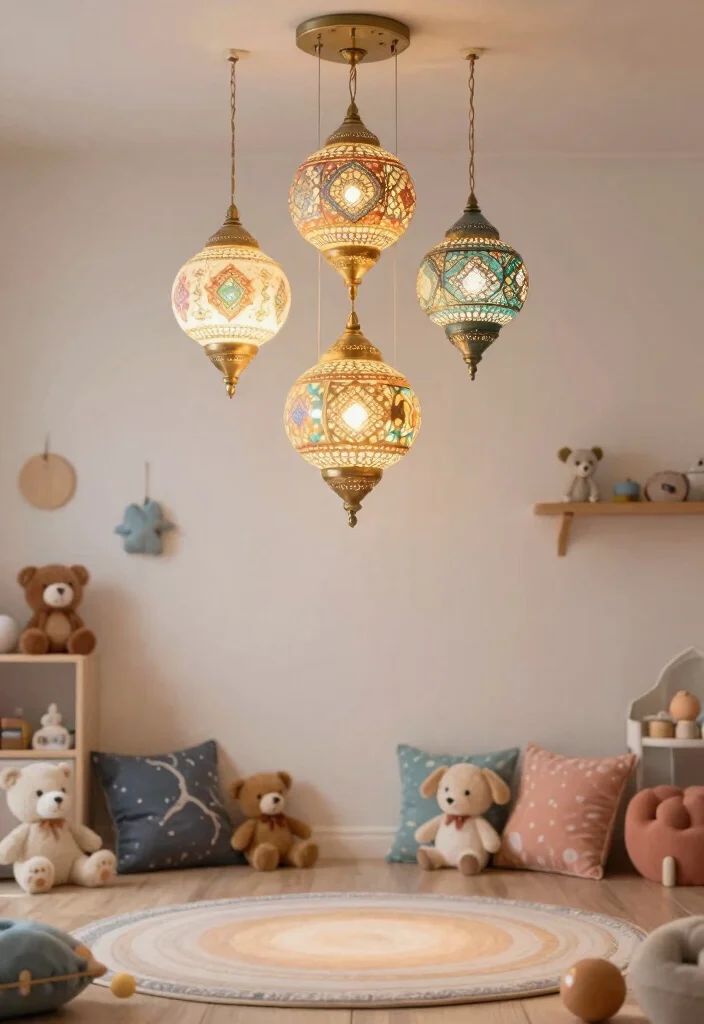 18 Moroccan Pendant Light Ideas With Exotic Glow - 15. Whimsical Fairy Tale Lighting 1