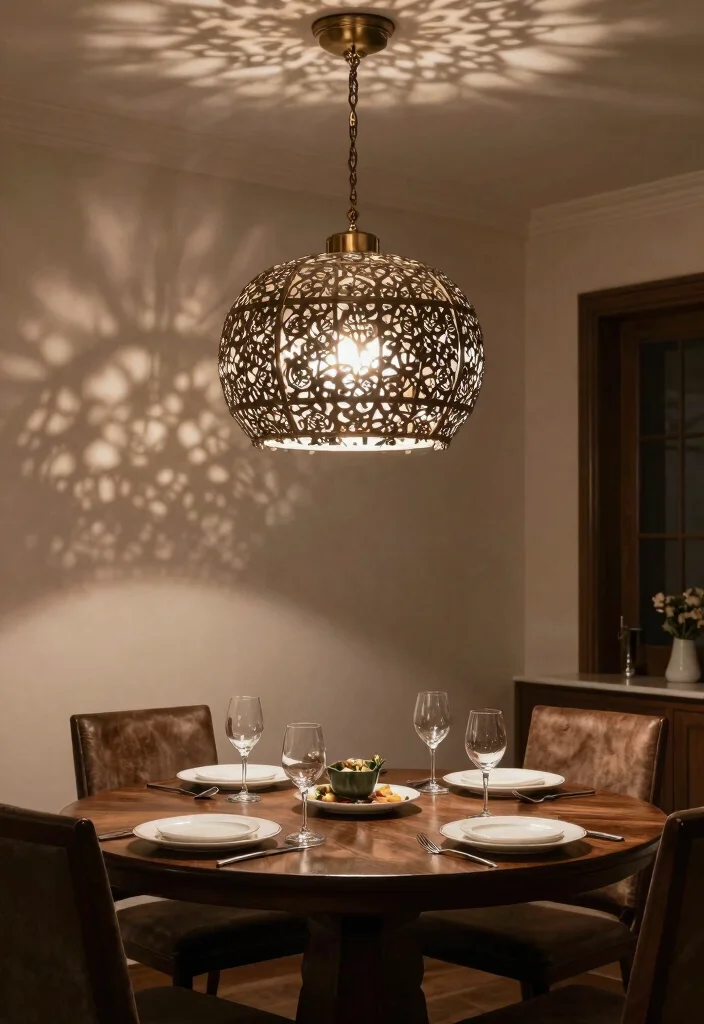 18 Moroccan Pendant Light Ideas With Exotic Glow - 4. Intricate Metal Filigree 1