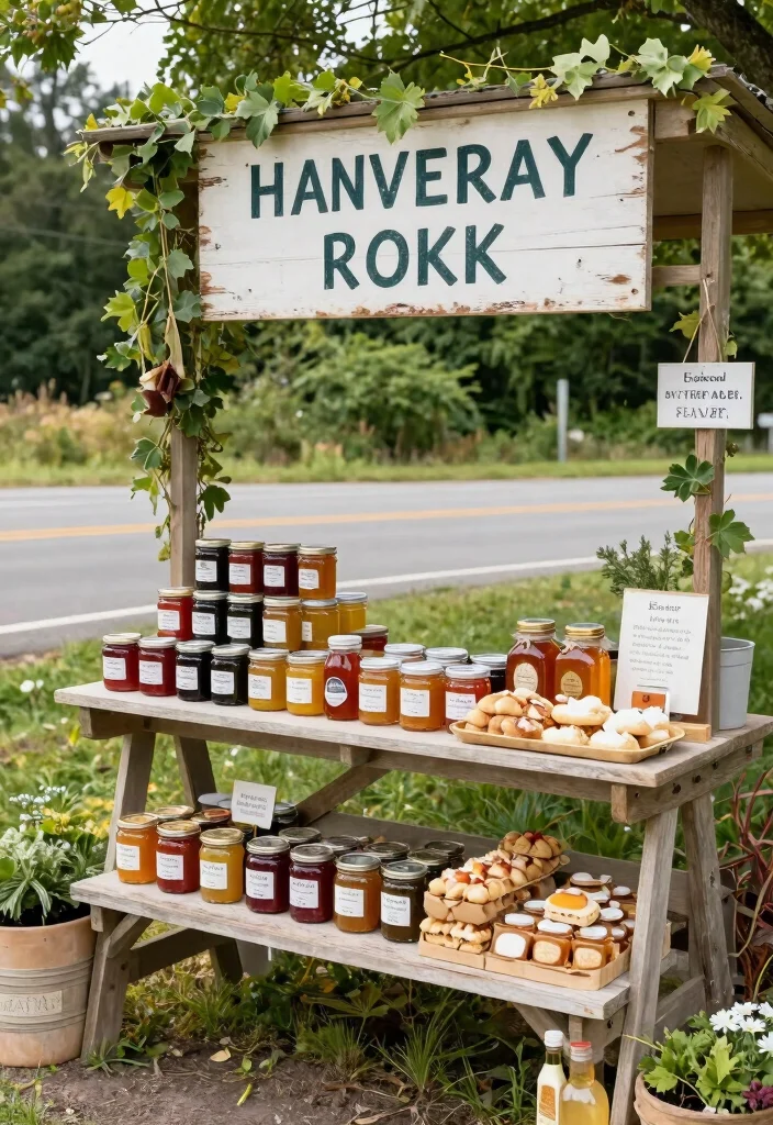 18 Roadside Stand Ideas That Attract Every Customer - 17. Local Treats and Products 1