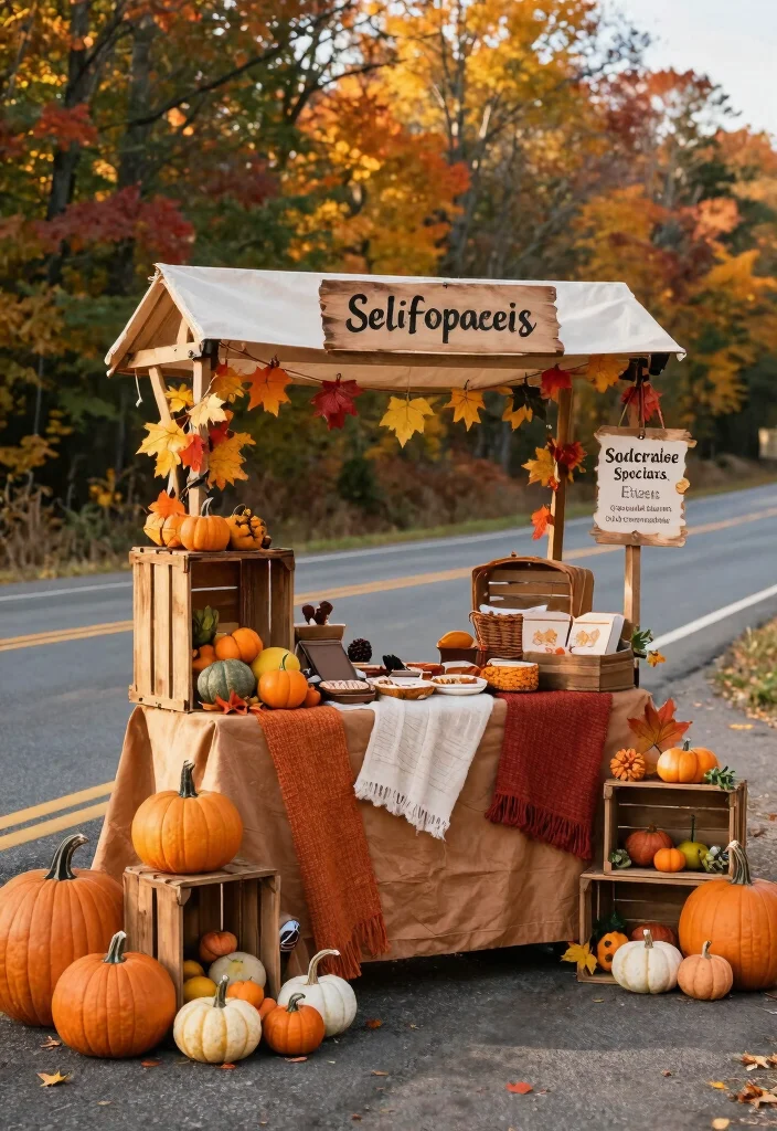 18 Roadside Stand Ideas That Attract Every Customer - 2. Seasonal Theme Transformations 1
