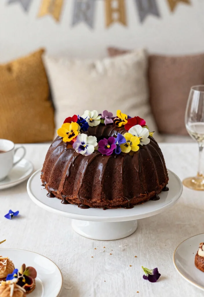 12 60th Birthday Cake for Dad Ideas That Transport to the Venue Intact - 4. The Classic Bundt Cake 1