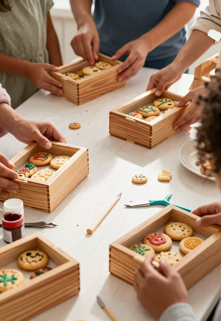 12 Cookie Packaging Design Ideas That Prevent Breakage - 5. Custom Wooden Boxes 1