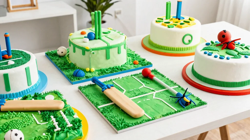 12 Cricket Cake Design Ideas With Field and Ball Detail Without Edible Images