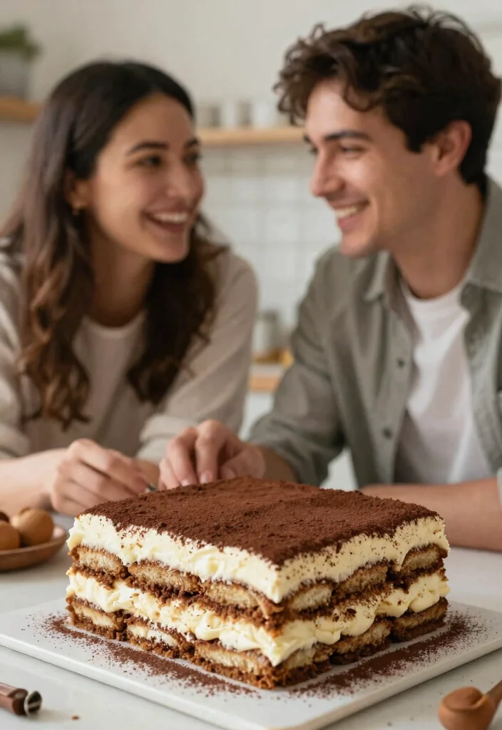 12 First Anniversary Cake Ideas Without Ordering Custom Fondant - 11. Tiramisu Cake for an Italian Twist 1