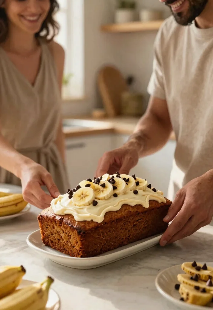 12 First Anniversary Cake Ideas Without Ordering Custom Fondant - 9. Banana Bread Cake for a Comforting Surprise 1