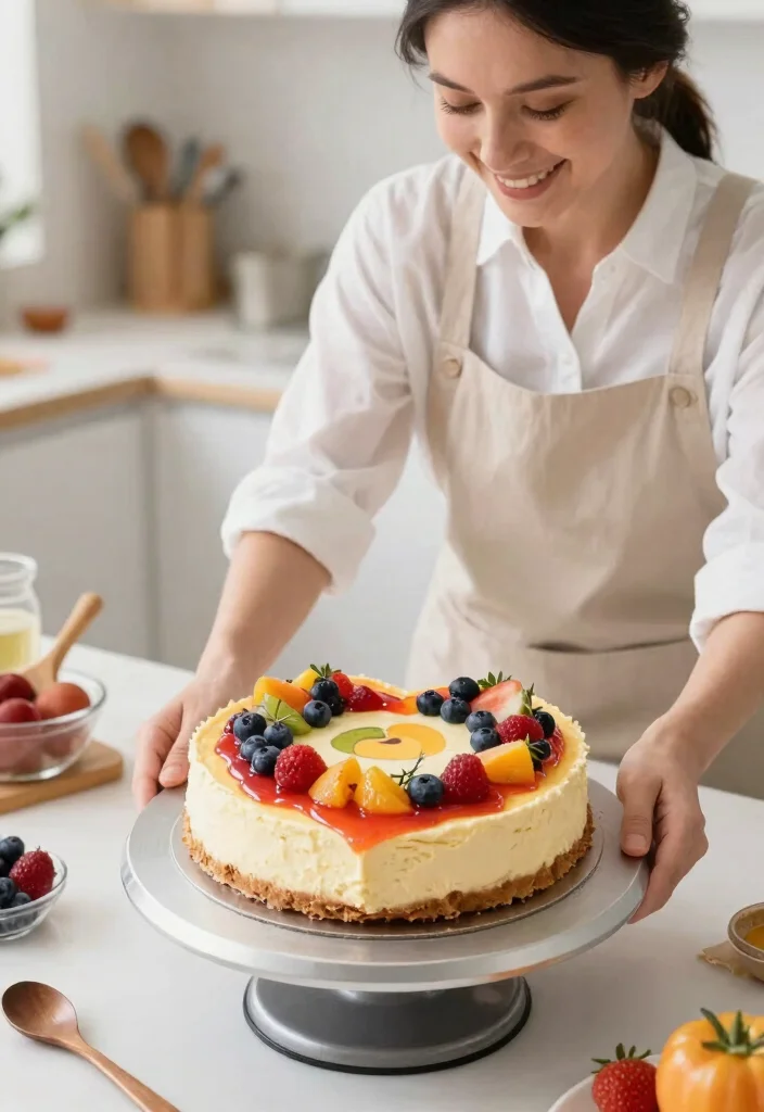 12 Heart Cake With Picture Ideas That Don't Bubble - 10. Cheesecake Heart Cake 1