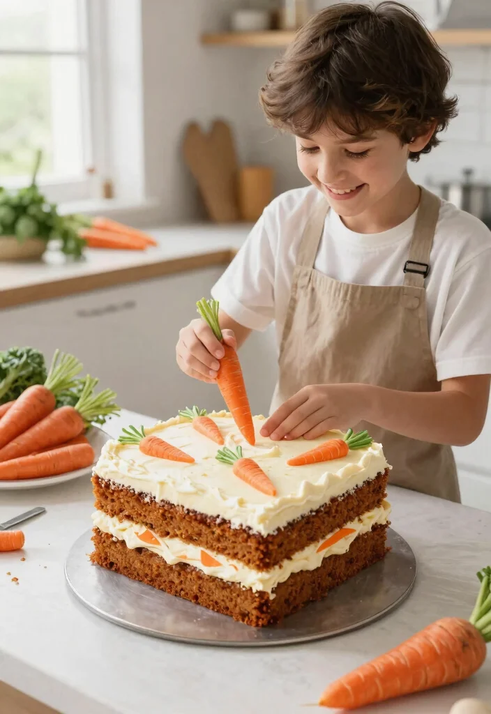 12 Heart Cake With Picture Ideas That Don't Bubble - 11. Carrot Cake Heart Cake 1