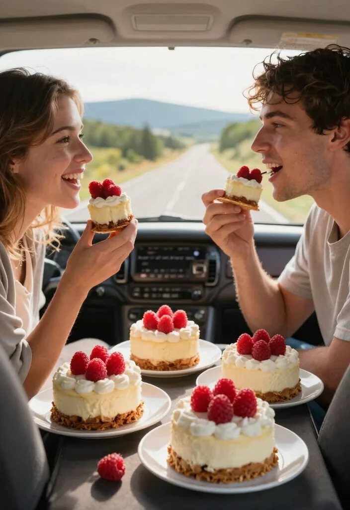 12 Mini Cake for Boyfriend Ideas That Survive a 2-Hour Drive - 12. Raspberry Cheesecake Mini Cakes 1
