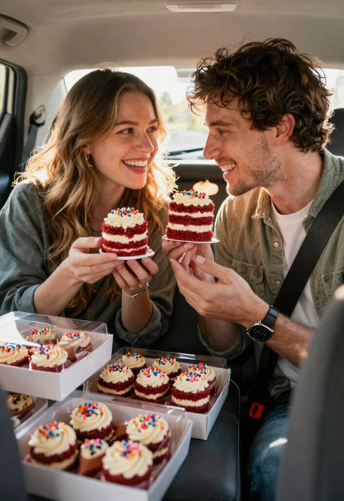 12 Mini Cake for Boyfriend Ideas That Survive a 2-Hour Drive - 3. Red Velvet Mini Cakes with Cream Cheese Frosting 1