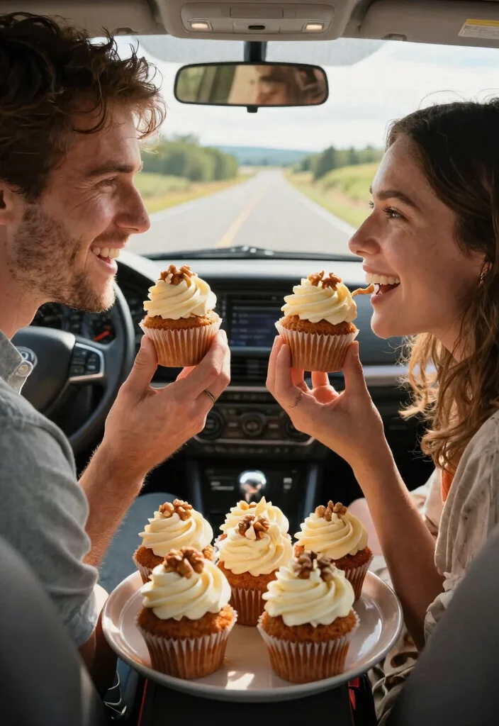12 Mini Cake for Boyfriend Ideas That Survive a 2-Hour Drive - 5. Carrot Cake Mini Cupcakes 1