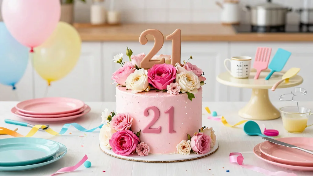 12 Pink 21st Birthday Cake Ideas Where Colors Don't Bleed Overnight