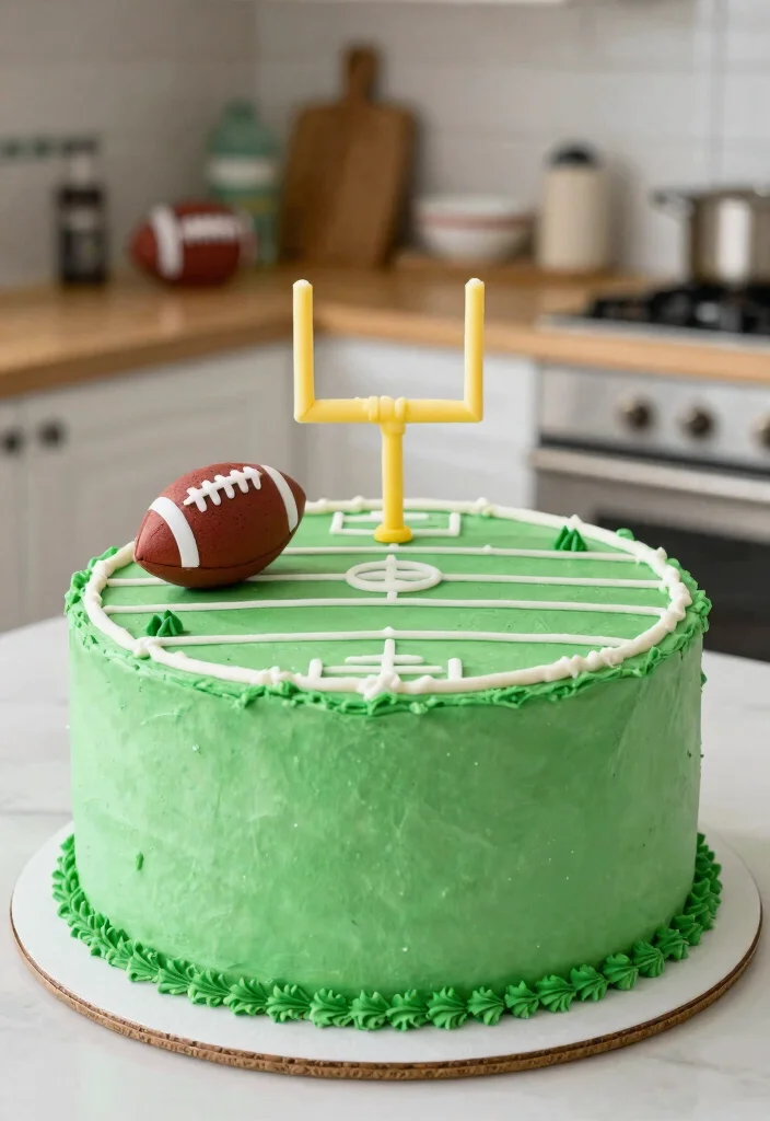 14 Cake Decoration for Men Ideas That Look Sharp Without Fondant Figures - 3. Sports-Themed Cakes 1