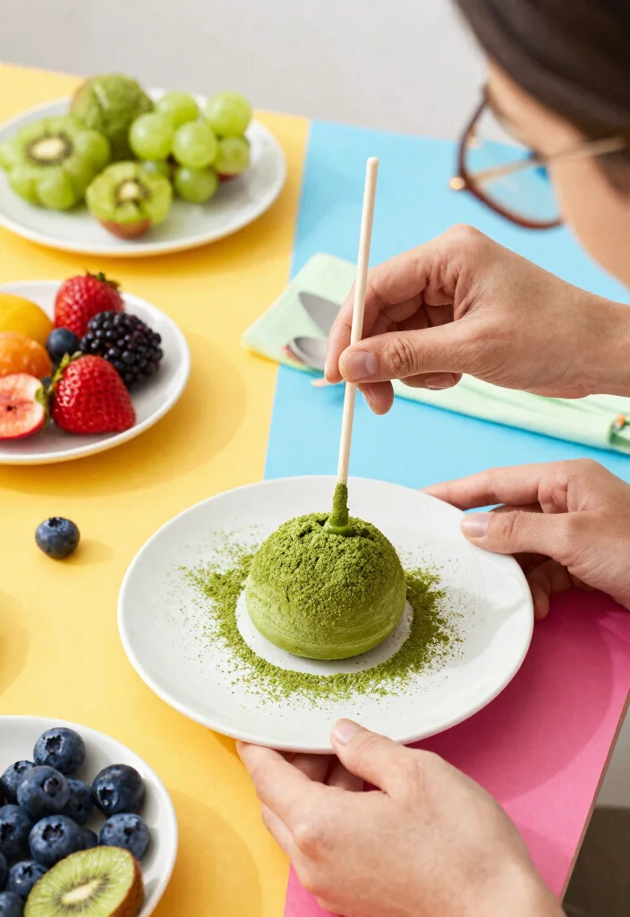 14 Cake Pops Ideas That Don't Fall Off Sticks Before the Party - 10. Matcha Green Tea Pops 1