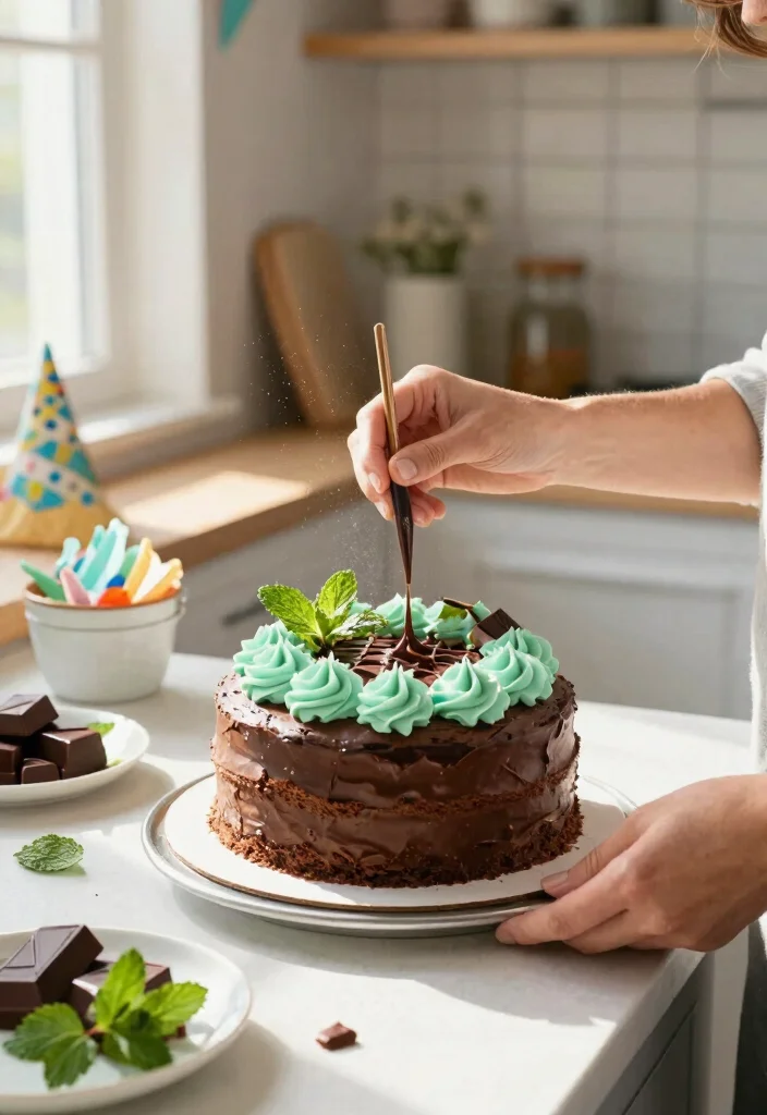 14 Happy Birthday Bento Cake for Boyfriend Ideas Made With 1 Bowl - 12. Chocolate Mint Cake 1