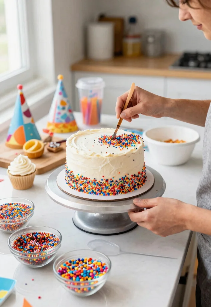 14 Happy Birthday Bento Cake for Boyfriend Ideas Made With 1 Bowl - 8. Funfetti Celebration Cake 1