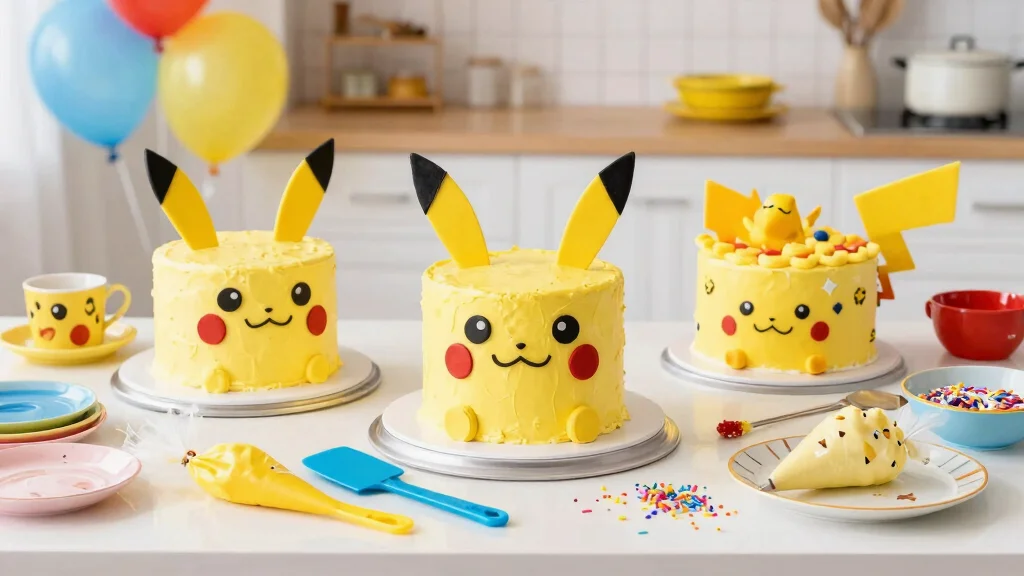 14 Pikachu Cake Ideas That Hold Ears Upright Without Toothpicks
