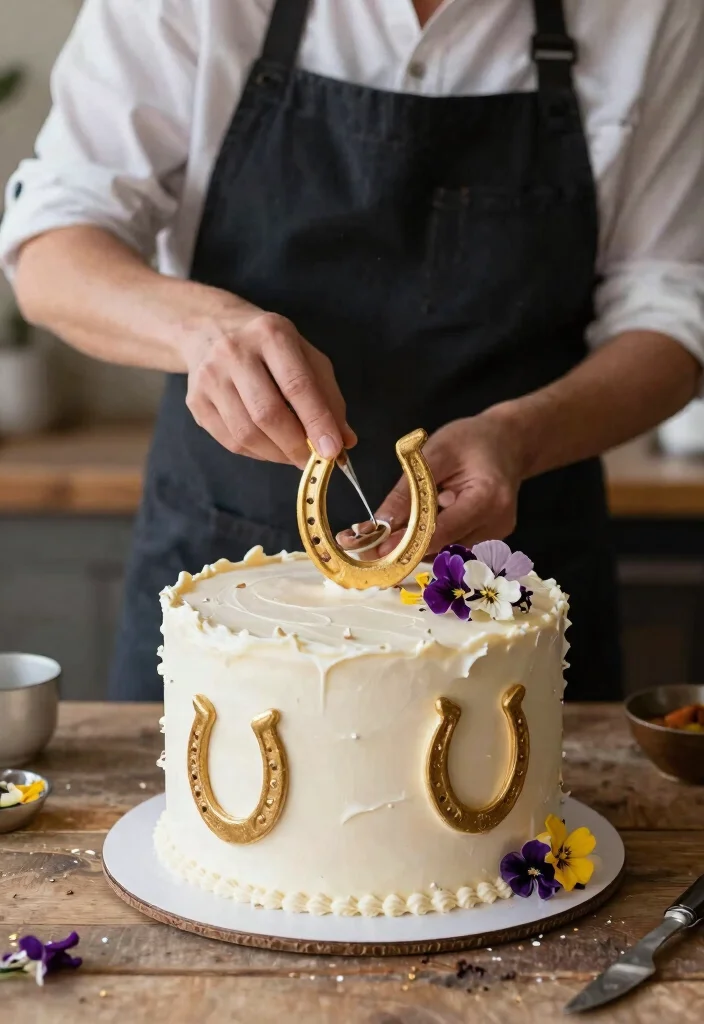 14 Rodeo Cake Ideas With Decorations That Stay Upright - 9. White Chocolate Rodeo Cake 1