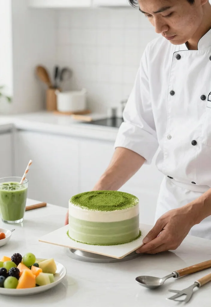 15 Bento Cake Design Ideas for Men Ready in 30 Minutes - 3. Matcha Green Tea Bliss 1