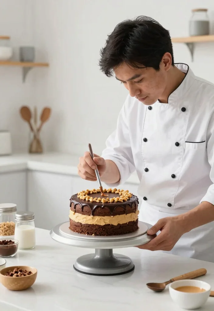 15 Bento Cake Design Ideas for Men Ready in 30 Minutes - 9. Peanut Butter Chocolate Fusion 1
