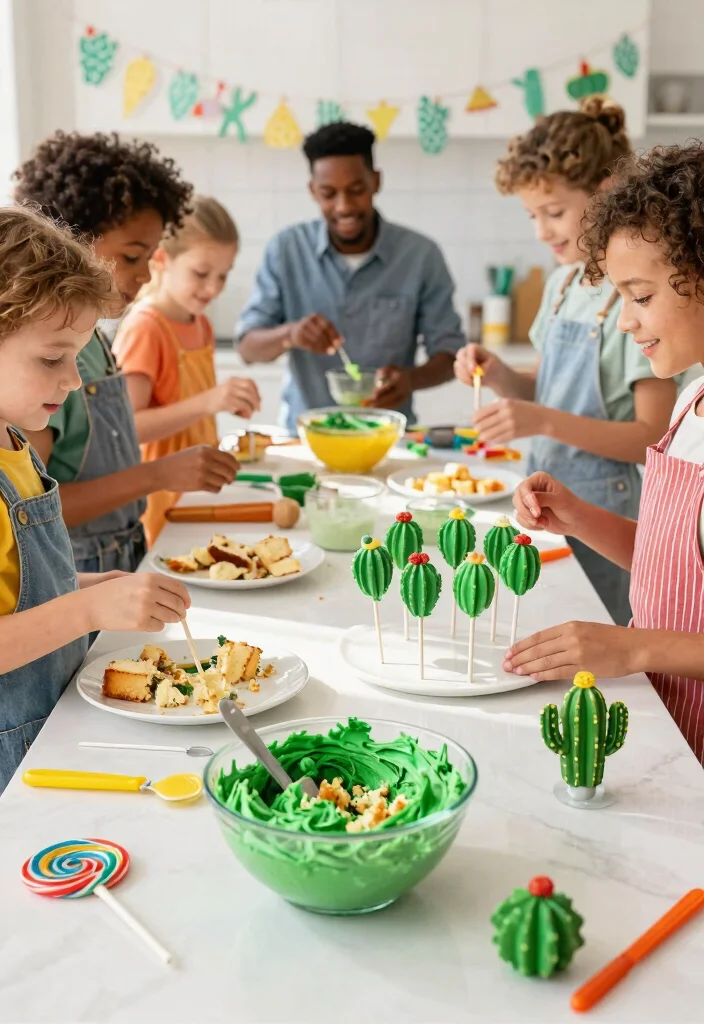 15 Cactus Cake Pops That Hold Shape Without a Mold - 1. Classic Green Cactus Cake Pops 1