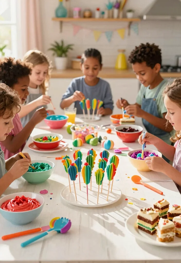 15 Cactus Cake Pops That Hold Shape Without a Mold - 4. Rainbow Cactus Cake Pops 1