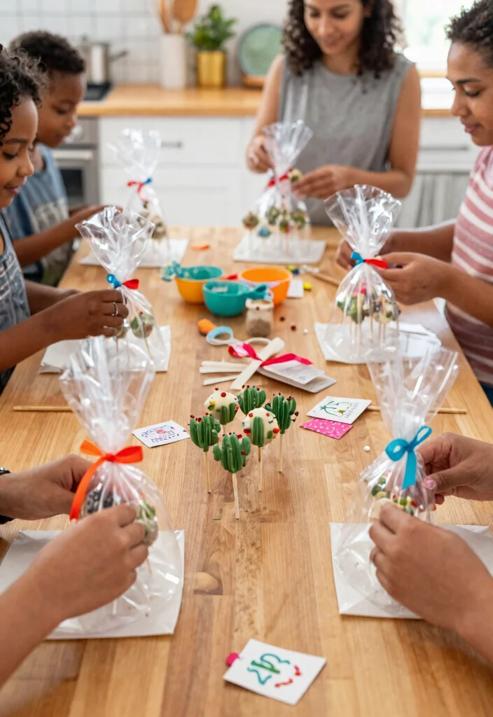 15 Cactus Cake Pops That Hold Shape Without a Mold - 6. Cactus-Themed Party Favors 1