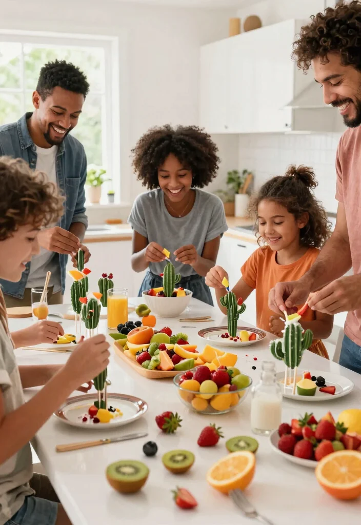 15 Cactus Cake Pops That Hold Shape Without a Mold - 9. Cactus Cake Pops with Sliced Fruit 1
