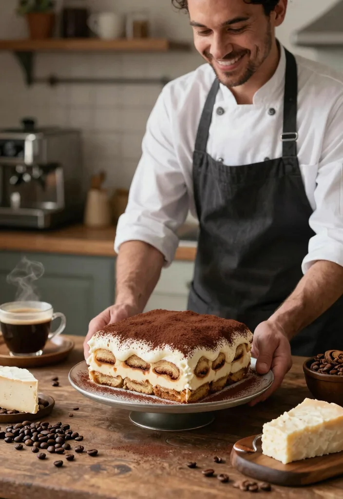 15 Cinnamon Roll Birthday Cake Recipes That Don't Dry Out - 14. Tiramisu Cinnamon Roll Cake 1