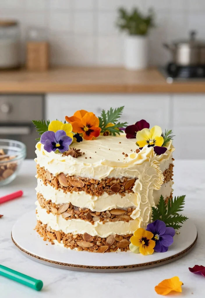 15 Dragon Cake Ideas That Keep Their Structure - 14. Rustic Dragon Cake 1