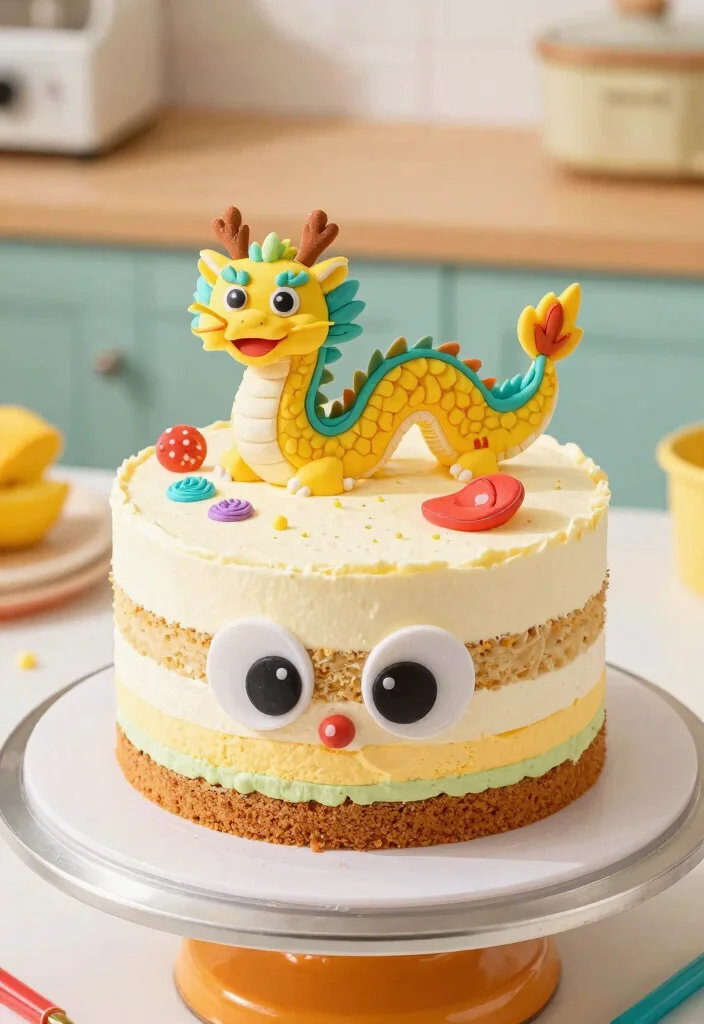 15 Dragon Cake Ideas That Keep Their Structure - 15. Dragon Ball Cake 1