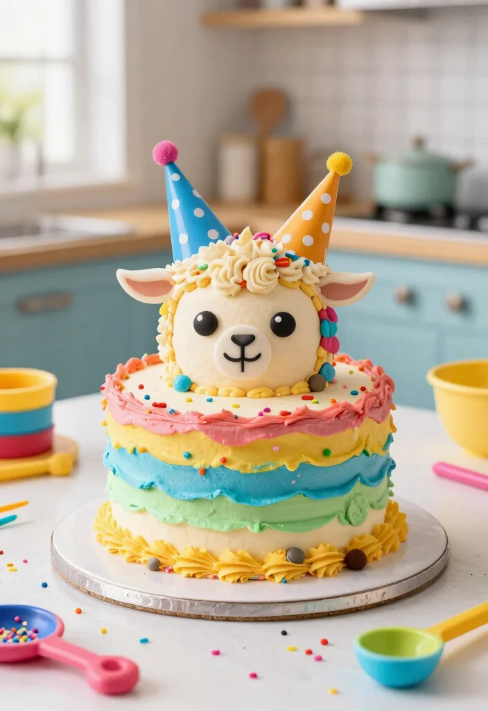 15 Gaming Theme Cake Ideas He'll Recognize Instantly - 3. Fortnite Llama Cake 1