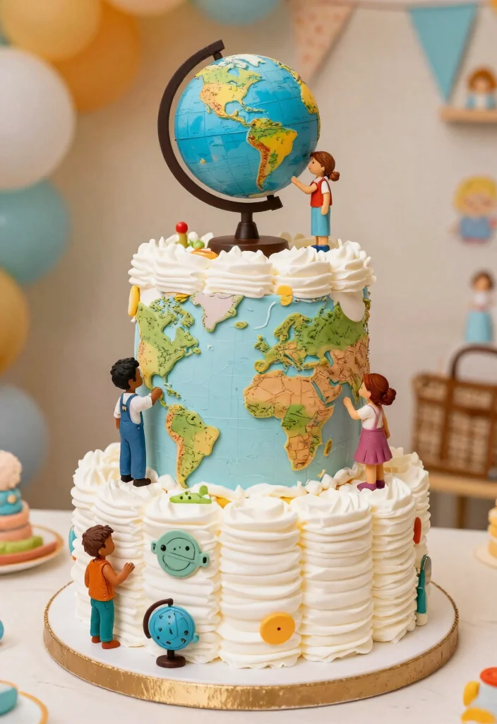 15 Nappy Cake Ideas That Hold Together for the Whole Shower - 10. Adventure Awaits Nappy Cake 1