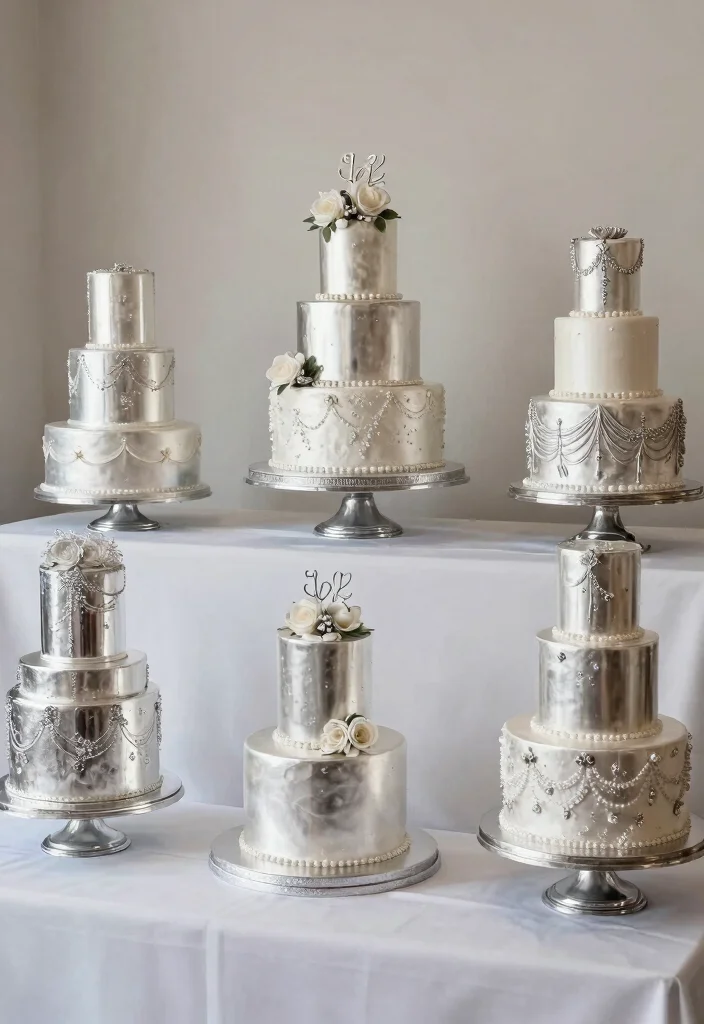 15 Silver Wedding Cake Ideas That Don't Show Fingerprints - Conclusion 1