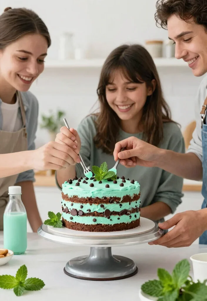 15 Simple Birthday Cake Recipes With Store-Bought Frosting - 11. Mint Chocolate Chip Cake 1