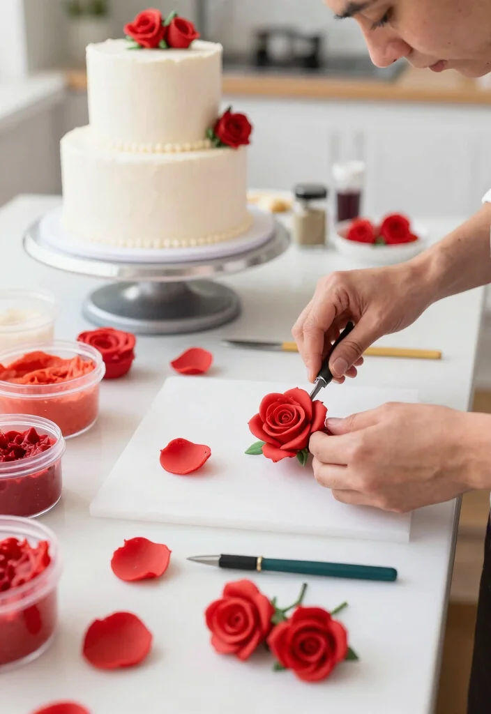 15 Wedding Cake Roses That Hold Their Shape in Summer Heat - 1. Classic Red Roses 1