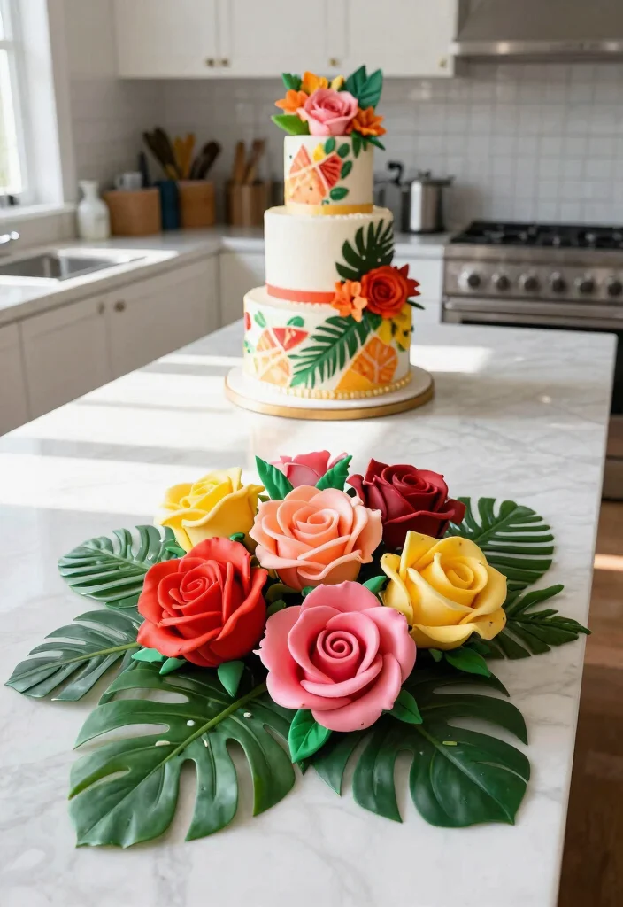 15 Wedding Cake Roses That Hold Their Shape in Summer Heat - 11. Exotic Tropical Roses 1