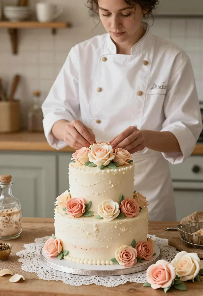 15 Wedding Cake Roses That Hold Their Shape in Summer Heat - 12. Vintage-Style Roses 1