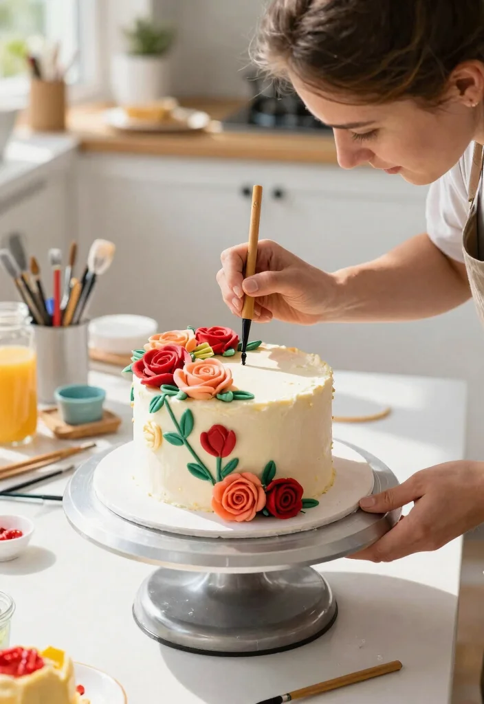 15 Wedding Cake Roses That Hold Their Shape in Summer Heat - 15. Hand-Painted Roses 1