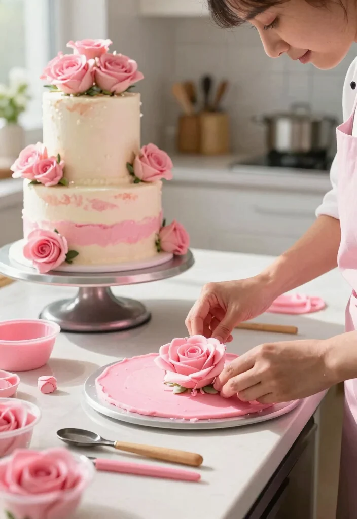 15 Wedding Cake Roses That Hold Their Shape in Summer Heat - 2. Soft Pink Roses 1