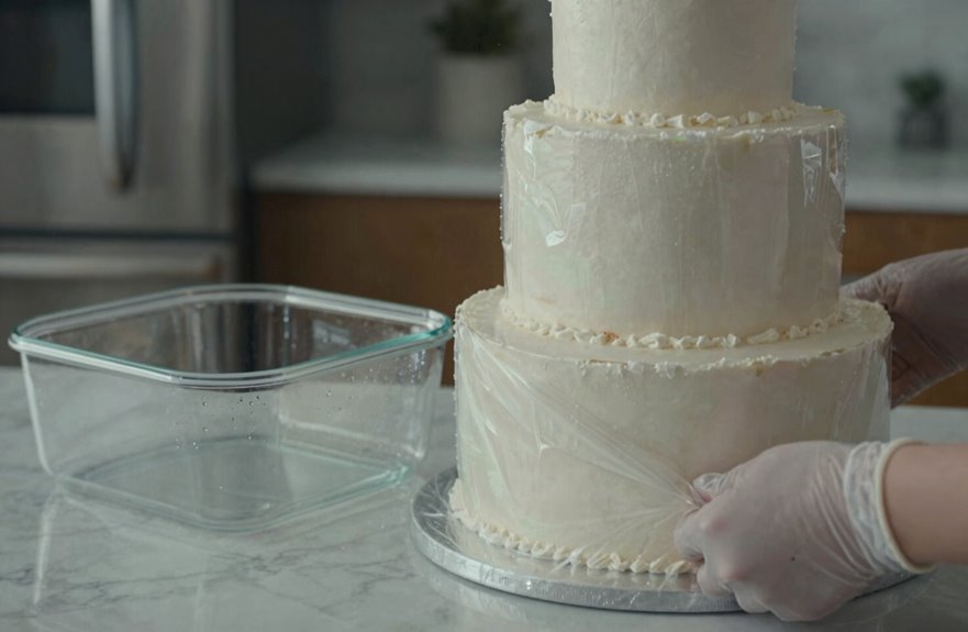 How to Freeze and Save Your Wedding Cake 8 airtight container label date