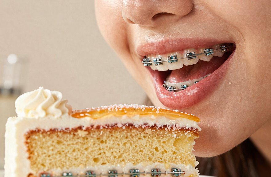 How You Can Eat Cake With Braces Successfully 2 cake eating tips for braces success